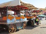 Orange juice stand, Djemaa el-Fna, Marrakesh, Morocco