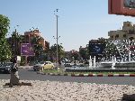 Fountain, new town, Marrakesh, Morocco