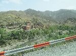 Village in the foothills of the Haute Atlas Mountains, near Taddarte, Morocco