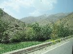 Snow on a high peak, Haute Atlas Mountains, near Taddarte, Morocco