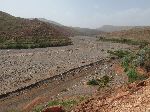 Ouarzazate River, Marrakech-Ouazazate road, near Amerzgane, Morocco