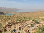Hassan Addakhil dam and reservoir, Errachidia, Morocco