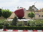 Apple sculpture, Midelt, Morocco