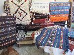 Weaving workshop showroom, Monastere Notre Dame de l'Atlas, Midelt, Morocco