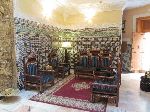 Interior of Riad (Garden house) in the medina, Fez, Morocco