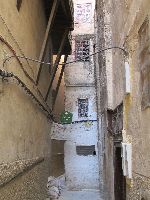 Narrow street in the medina, Fez, Morocco