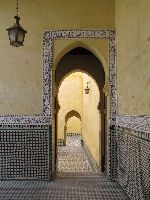 Doorways, Mausoleum of Moulay Ismail, Meknes, Morocco