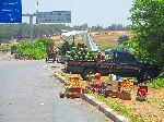 Morocco, roadside fruit vendor