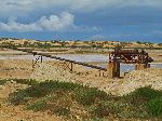 Sea salt processing, Jorf Lasfar-Oualidia road, Morocco