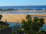 Lagoon and ocean, Oualidia, Morocco