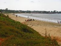 Sierra Leone, beach between Goderich and Lumley