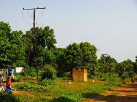Cut power lines, Sierra Leone