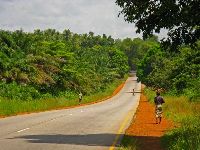 Sierra Leone, road side activity