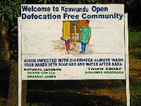 Public health sign, Sierra Leone