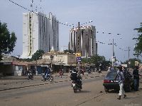 Lome, Togo, high rise buildings
