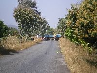 Sokode, Togo, national highway truck wreck