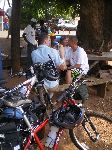 Niamtougou, Togo, bicycle tour takes a break