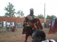 Abomey, Benin, Family Ancstors Ceremony, dancer