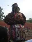 Abomey, Benin, Family Ancstors Ceremony, dancer