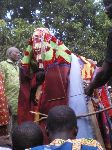 Abomey, Benin, Family Ancstors Ceremony, dancer