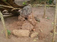 Abomey, Benin, altar