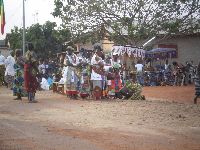 Abomey, Benin, Women's Society (Amazons) ceremony