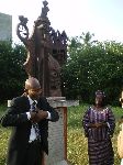 Ouidah, Benin, Route of the Slaves, monument / statue