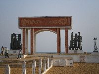 Ouidah, Benin, Route of the Slaves, monument / statue Door of No Return
