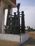 Ouidah, Benin, Route of the Slaves, monument / statue Door of No Return