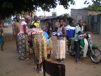 Aneho, Togo, drive up breakfast