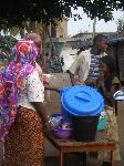 Aneho, Togo, drive up breakfast