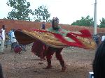 Abomey, Benin, Family Ancstors Ceremony, dancer