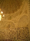 Carved plaster wall 
and ceiling, Mosque of the Barber, Kairouan