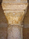 Cross on capital of pilar, Grand Mosque, Kairouan