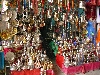 Brass and tin items for sale, Kairouan