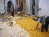 Rebuilding the street, Kairouan