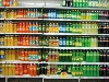 Stocked shelves in supermarket, Beja