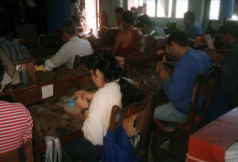 Cigar factory, Manicaragua, Cuba