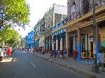 Street and buildings, Central Havana, Cuba