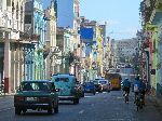 Street and buildings, Central Havana, Cuba