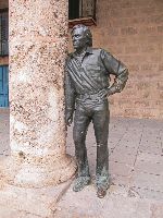 Antonia Gades statue, Cathedral Square, Vieja Havana, Cuba