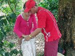 Students harvesting coffee, Escula el Campo, Pinar del Rio, Cuba