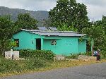 Sala de TV, with solar voltaic panels, Pinar del Rio Cuba