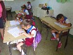 Students, school visit, Pinar del Rio, Cuba