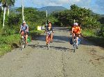 Rural bicycle ride, Cuba