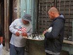 American flag decorated shirt, Havana, Cuba