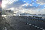 Storm waves crest the Malecon, Havana, Cuba