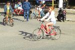 Non-motorized transportation, Jaguey Grande, Matanzas, Cuba