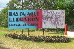 "the mercenaries arrived here", Playa Giron, Cuba