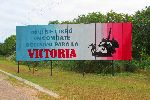 "A decisive battle for the victory was fought here", Playa Giron, Cuba